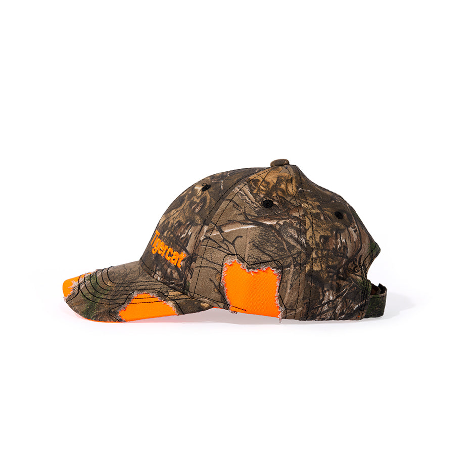 REALTREE XTRA CAMO HAT WITH DISTRESSED FRONT PANEL – Tigercat