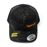 Yupoong YP Classics® Retro Trucker Multicam® Snapback in Black