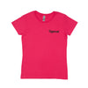LADIES T-SHIRT WITH TIGERCAT EST LOGO, PINK