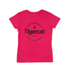 LADIES T-SHIRT WITH TIGERCAT EST LOGO, PINK