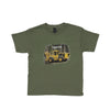 YOUTH T-SHIRT IN MILITARY GREEN WITH 720G GRAPHIC