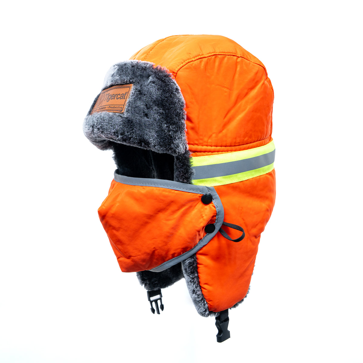 HAT, TRAPPER STYLE IN HI-VIS ORANGE – Tigercat Outfitters