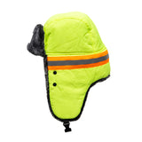 HAT, TRAPPER STYLE IN HI-VIS YELLOW
