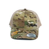 Yupoong YP Classics® Retro Trucker Multicam® Green/Khaki Snapback