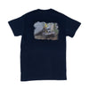 UNISEX T-SHIRT, NAVY WITH 625H DESIGN GRAPHIC