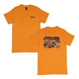 UNISEX T-SHIRT, SOFT ORANGE WITH 724G DESIGN GRAPHIC