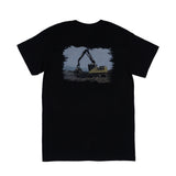 UNISEX T-SHIRT, BLACK WITH 850 DESIGN GRAPHIC