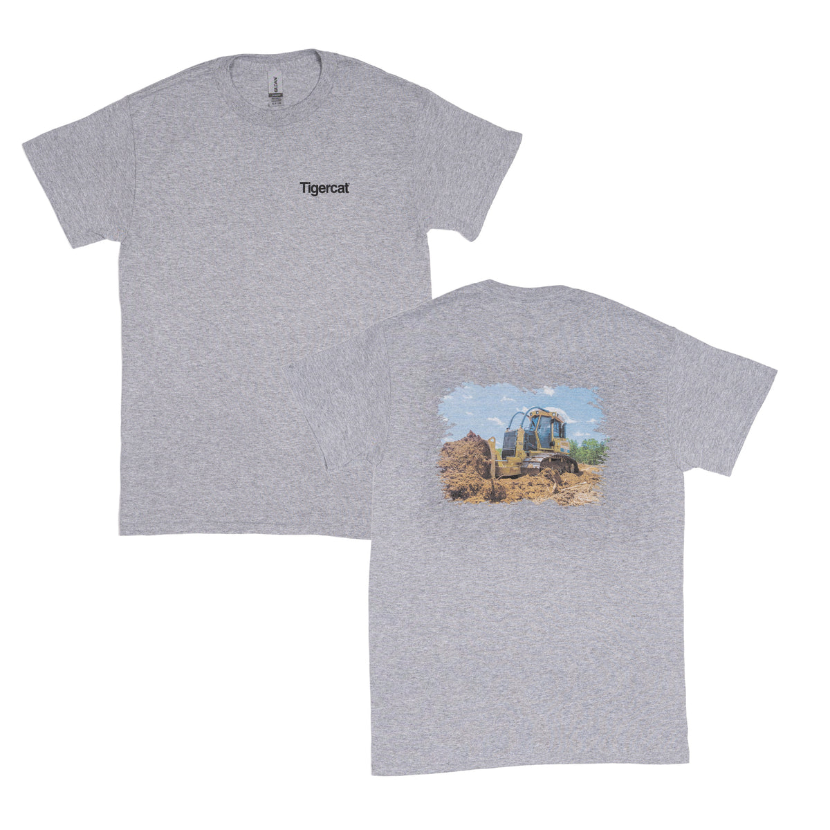 UNISEX T-SHIRT, SOFT GREY WITH 920 DESIGN GRAPHIC – Tigercat Outfitters
