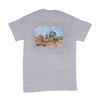 UNISEX T-SHIRT, SOFT GREY WITH 920 DESIGN GRAPHIC