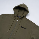 HOODIE, FULL ZIP, ARMY GRN / HOODIE, FULL ZIP, ARMY GRN