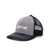Black and Charcoal Youth Mesh Back Hat