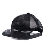Black and Charcoal Youth Mesh Back Hat