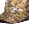HAT, CAMO MESH BACK, WITH WHITE DESIGN