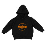 TODDLER HOODIE IN BLACK WITH TIGERCAT DESIGN