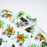 NEW TIGERCAT BRAND HAWAIIAN STYLE SHIRT IN WHITE