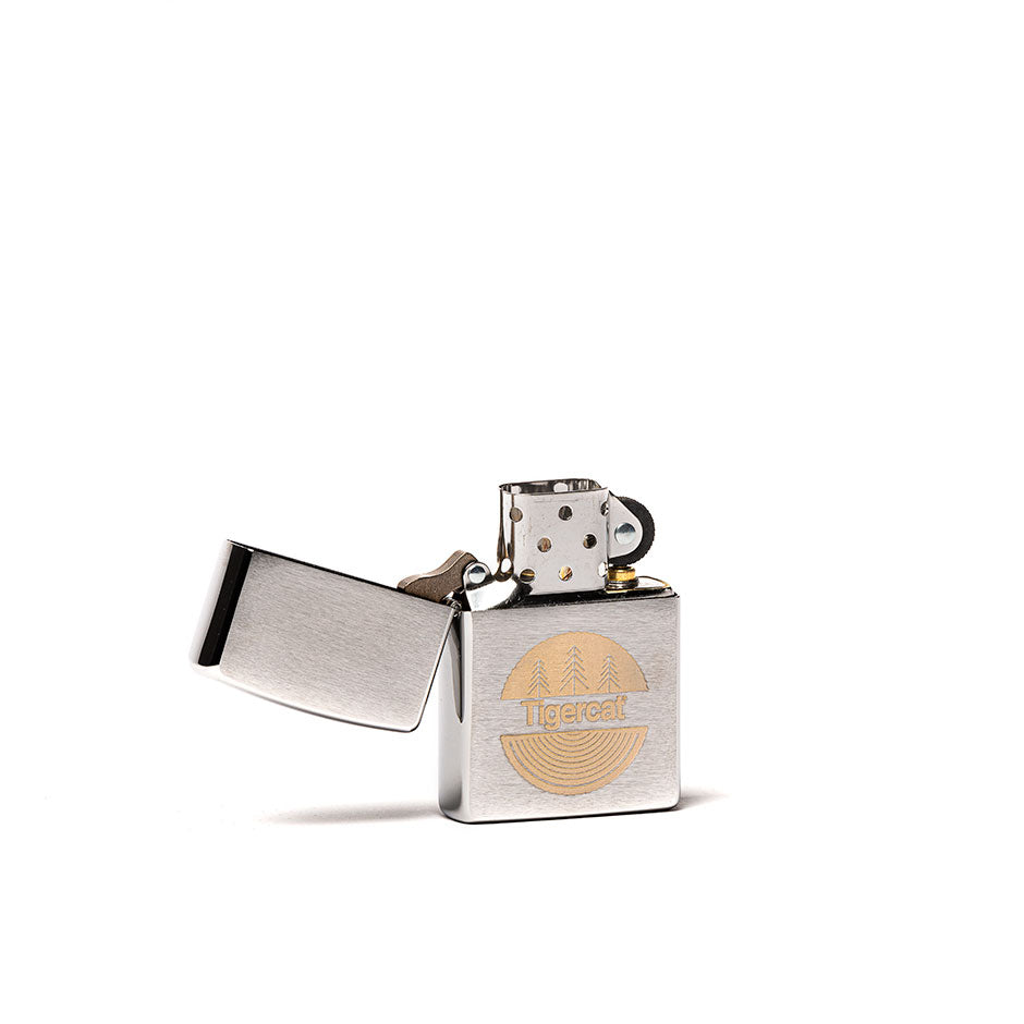 TIGERCAT BRAND ZIPPO LIGHTER