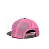 RICHARDSON SNAPBACK  - CHARCOAL/PINK MESHBACK CAP