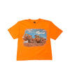 YOUTH T-SHIRT, ORANGE, 630E DESIGN