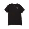 UNISEX EVERDAY COTTON T-SHIRT, BLACK WITH 3M REFLECTIVE T-GRAIN DESIGN