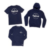 3 PIECE RUSSELL ATHLETICS BUNDLE, INCLUDES HOODIE, LONG AND SHORT SLEEVE T-SHIRT