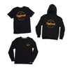 3 PIECE RUSSELL ATHLETICS BUNDLE, INCLUDES HOODIE, LONG AND SHORT SLEEVE T-SHIRT