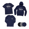 3 PIECE RUSSELL ATHLETICS BUNDLE, INCLUDES HOODIE, LONG AND SHORT SLEEVE T-SHIRT