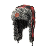 HAT, TRAPPER STYLE, RED CHECK