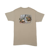 UNISEX T-SHIRT, SAND WITH 1165 DESIGN GRAPHIC