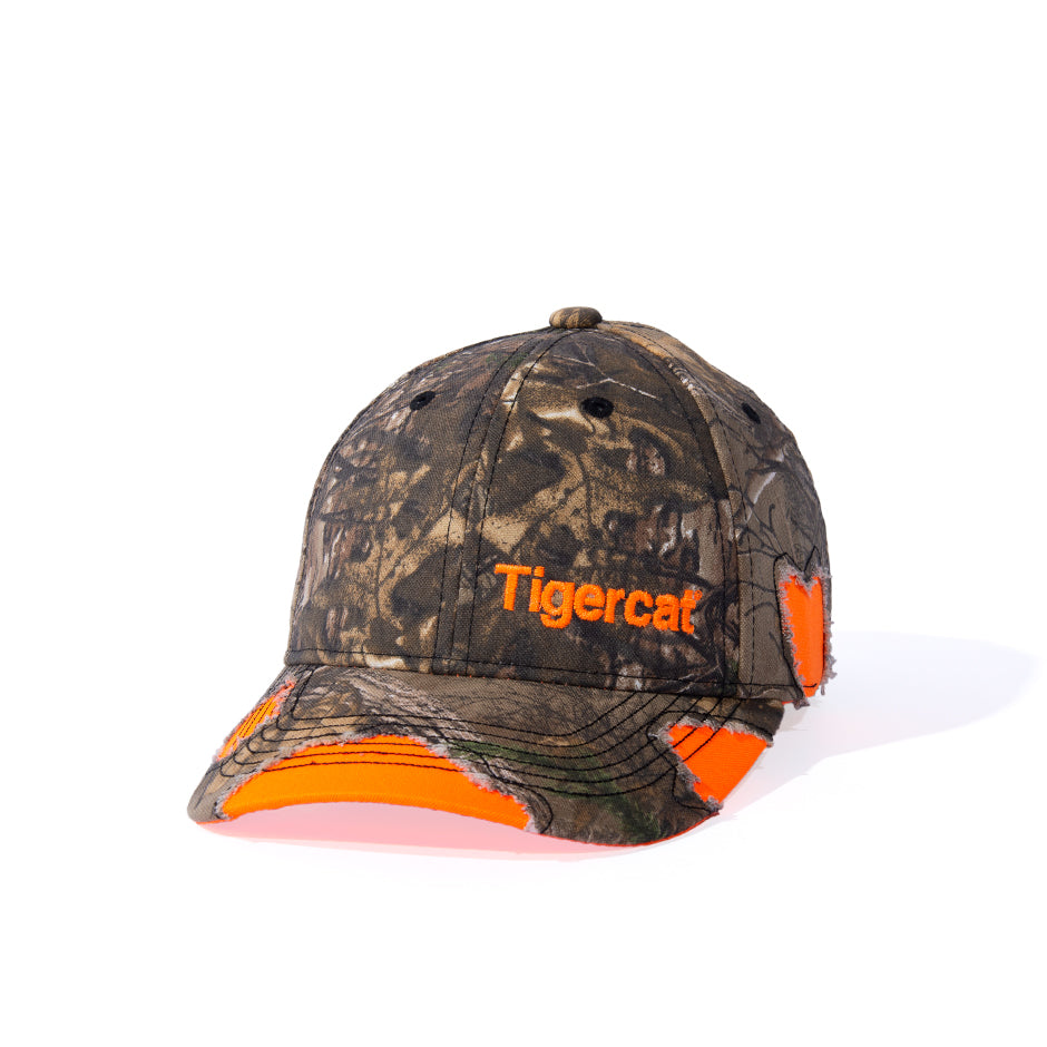 REALTREE XTRA CAMO HAT WITH DISTRESSED FRONT PANEL – Tigercat