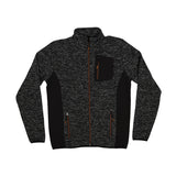 FLEECE SWEATER, FULL ZIP, DRK HEATHER, TIGERCAT BRAND