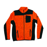 FLEECE SWEATER, FULL ZIP, ORANGE, TIGERCAT BRAND